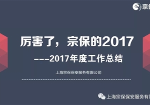 厲害了，宗保的2017
